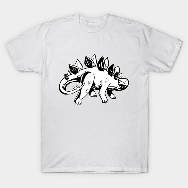 Stegosaurus T-Shirt by AfrAsian-Mafia